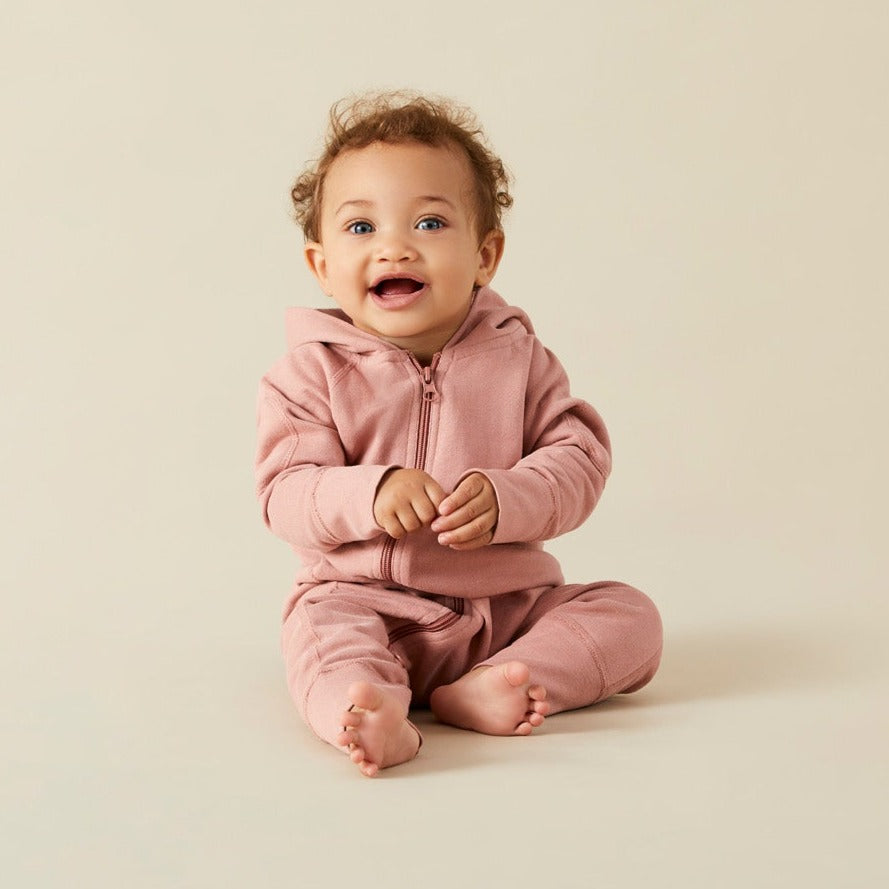 Magnolia Pink Winter Zipsuit