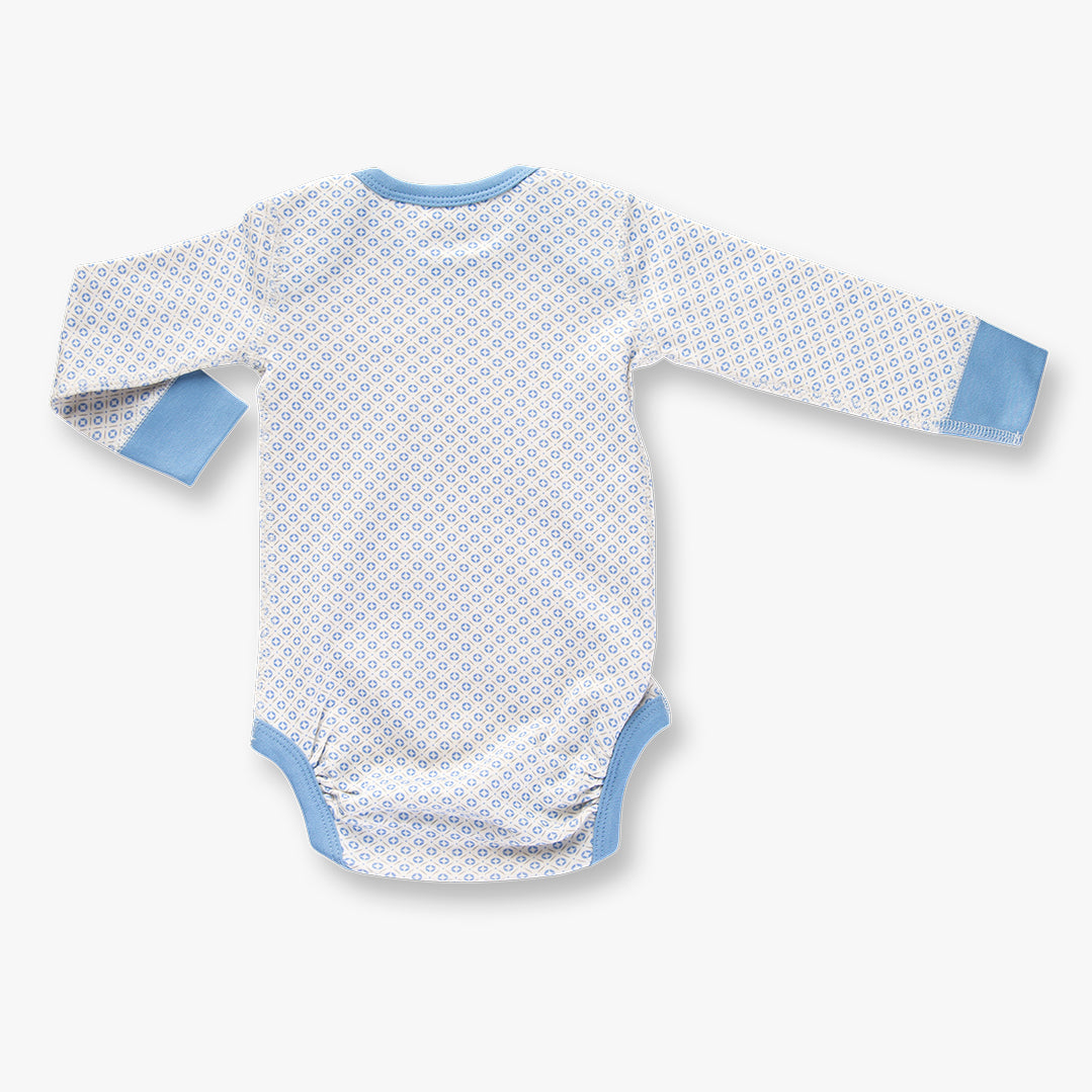 Little Boy Blue Long Sleeve Bodysuit - Sapling Child Canada