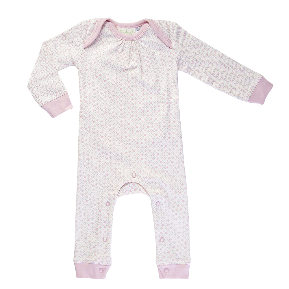 Dusty Pink Romper - Sapling Child Canada