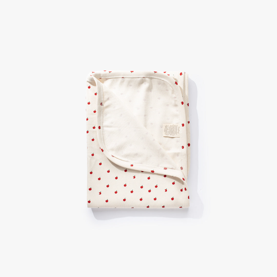 Apple Waffle Blanket