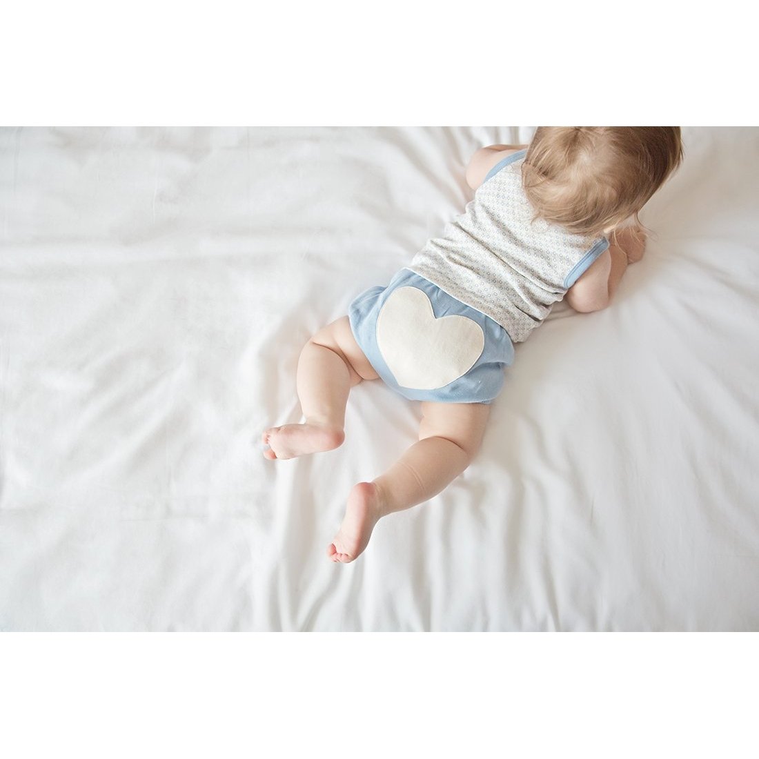 Little Boy Blue Heart Bloomers - Sapling Child Canada