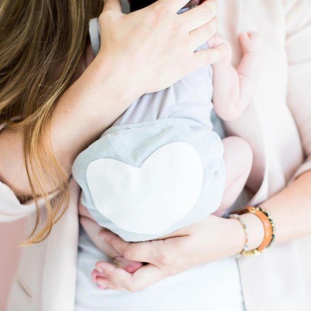 Dove Grey Heart Bloomers - Sapling Child Canada