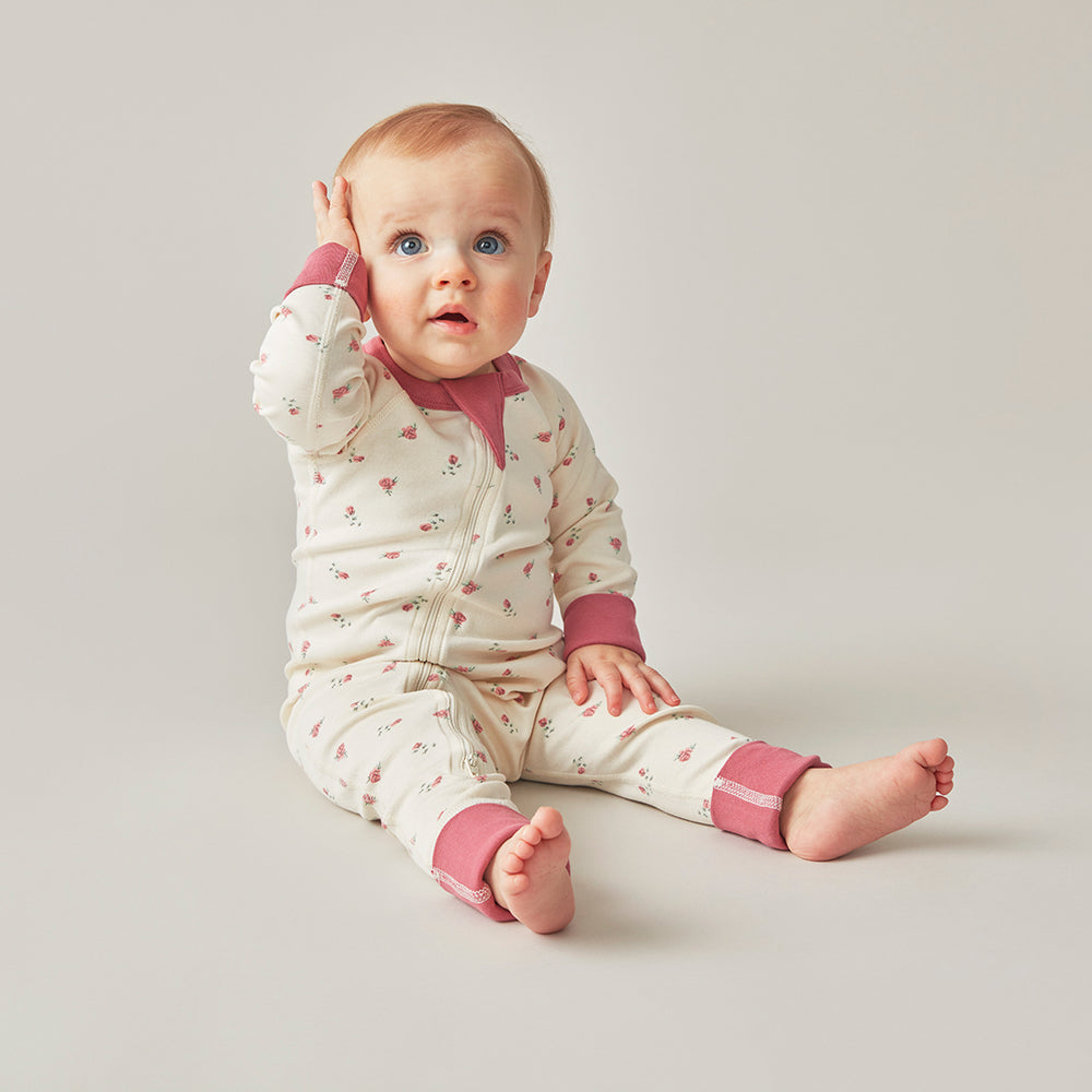 
                  
                    Winter Rose Zip Romper
                  
                